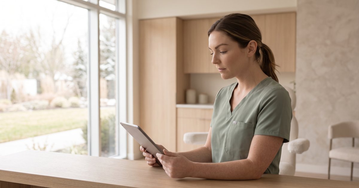 A clinician verifying treatment and sourcing information before recommending a therapy